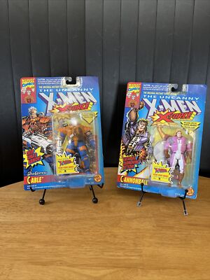 1993 Toy Biz X Men/X Force Lot Of 8 NIB Cable-Cannonball-Warpath-Shatterstar