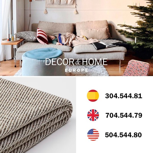 IKEA SÖDERHAMN Funda para sección sofá/ 3 plazas Viarp beige/marrón 504.544.80
