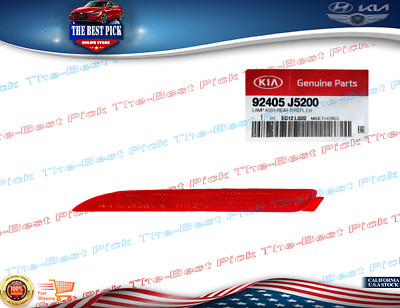  GENUINE  REAR Bumper Reflector LEFT For Kia Stinger GT 2018-2021 92405J5200