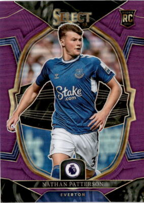 2022-23 Panini Select Premier League #37 Nathan Patterson Purple #/135 Everton