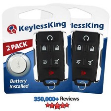 2x Keyless Entry Remote Key Fob Control Transmitter For M3n-32337100 6b Chrome