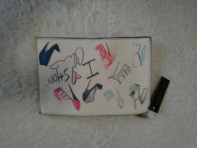 Christian Siriano For Payless I LOVE SHOES Clutch Purse NWT Flaw