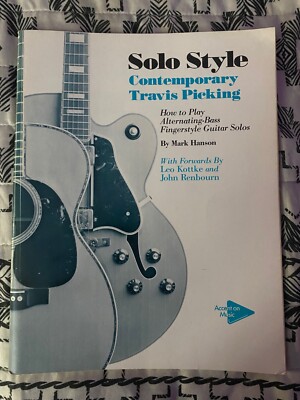 Solo Style Contemporary Travis Picking vintage music book