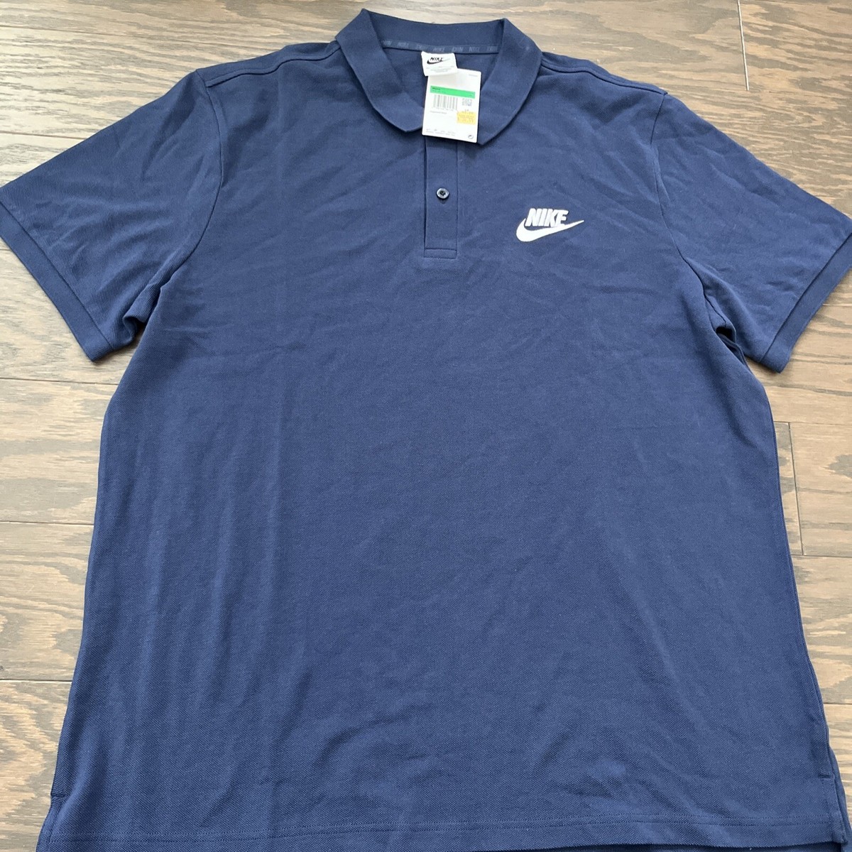 Nike Sportswear Mens Navy Matchup Logo Golf Polo 909746-410 Short
