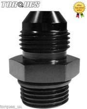 AN-10 (10AN AN 10) to M22x1.5 SETRAB Oil Cooler Metric Adapter In Black