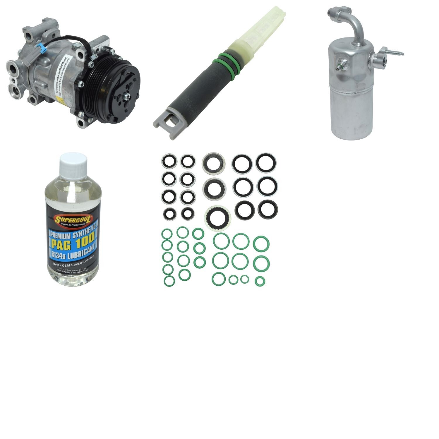 A/C Compressor and Component Kit for Silverado 2500 HD Sierra 2500 HD ...