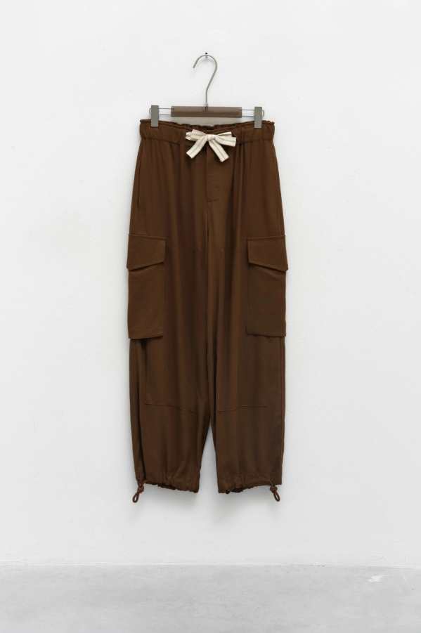 Women's Oversized Linen-Blend Wide Leg Cargo Pants Casual Comfort Fit