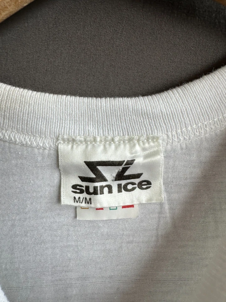 Vintage Sunice Ski Tech Shirt Mens Medium White 90s Snowboarding Winter Sports - Image 4 of 4