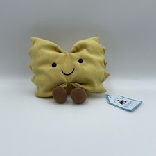 BNWT RARE Jellycat Amuseables Farfalle Pasta Plush Toy Stuffed Food super cute