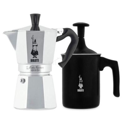 Bialetti Moka Express Cup Milk Frother Coffee Stovetop Espresso Maker  Pot UK