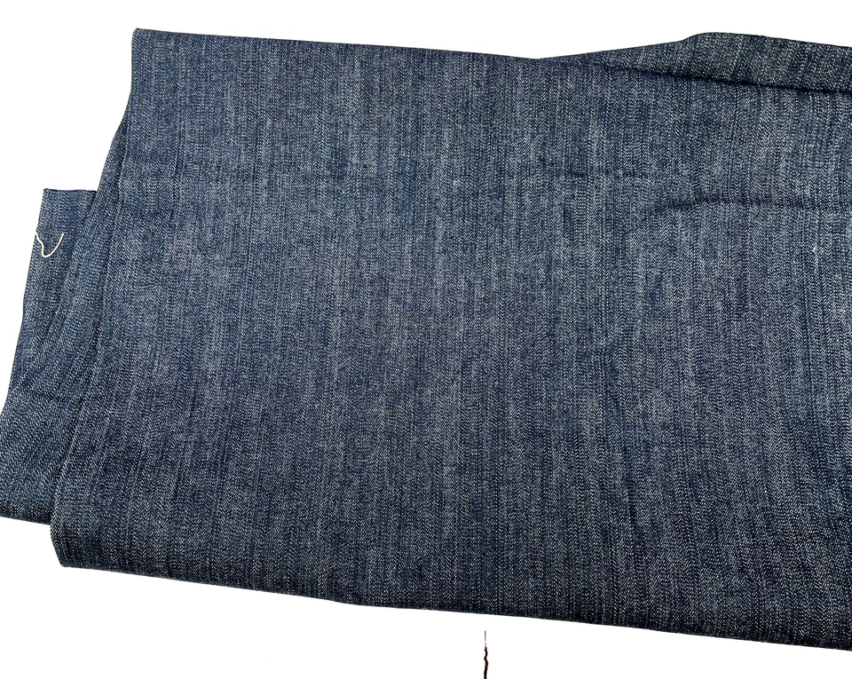 Vintage Selvage Denim Fabric Edge 56x60 Raw Dark Wash Craft Sewing - Image 4 of 4