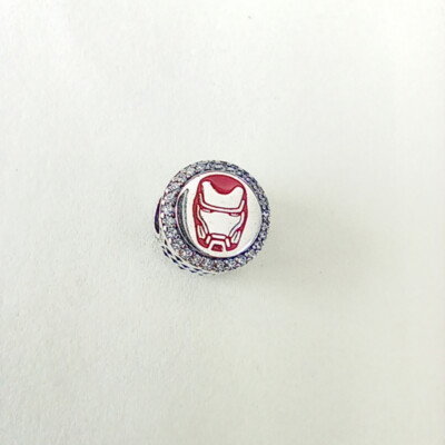 Mann Silber Charm s925 ALE Pandora Marvel Eisen