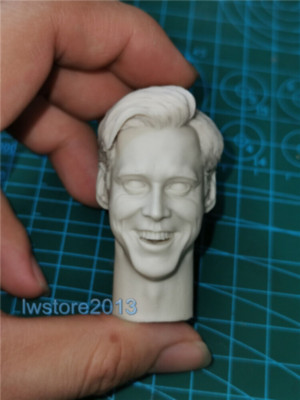 1/18 Truman Show Jim Carrey Head Sculpt Carved For 3.75'' Male Action Figure Body