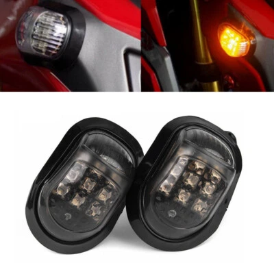 Moto 9 LED Signal de lumière clignotant Indicateur pour Honda pour Suzuki MS - Photo 1/4
