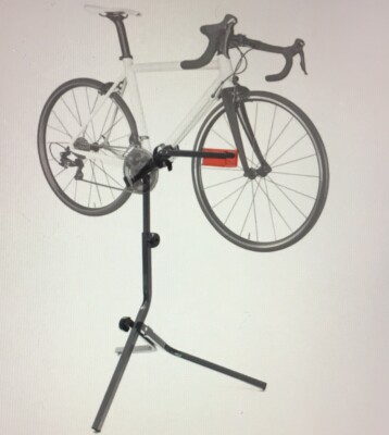 Taylor & Brown verstellbarer Fahrrad Arbeitsständer Reparaturständer Gepäckträger 95-105cm grau