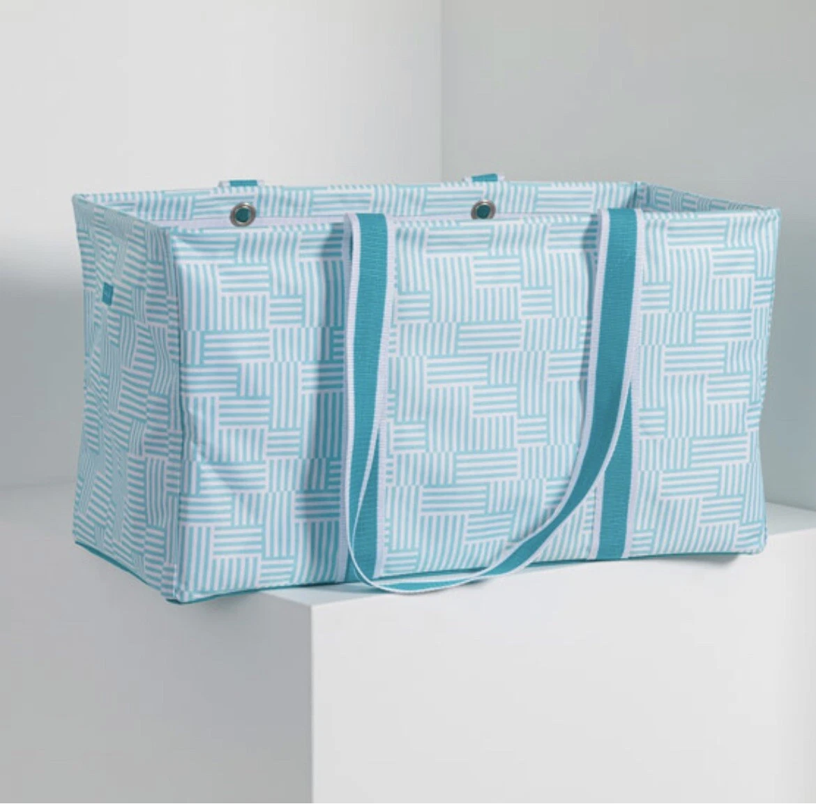 Thirtyone Thirty One 31 Gifts Large Utility Tote Brand New - Patchwork  Stripe | Ebay