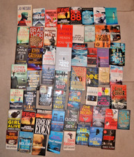 ""Job Lot  57x Thriller Novels - Baldacci, Archer, Grisham, Patterson, Cussler""