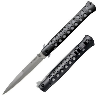 Cold Steel Ti-Lite Linerlock S35VN Stainless Blade Black Folding Knife - 26B6