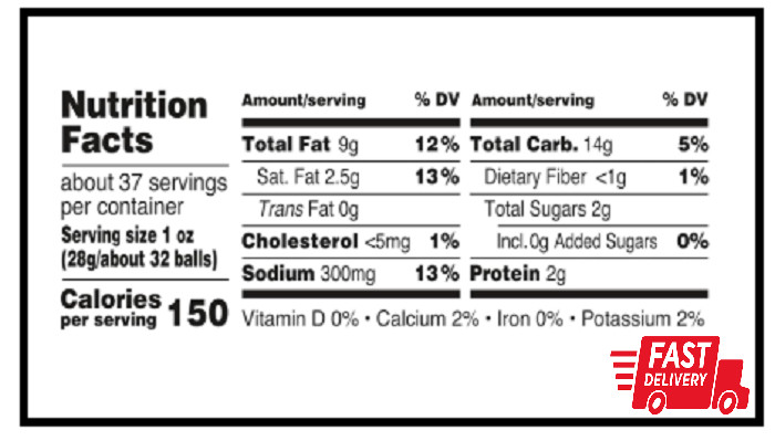 Utz Cheese Balls Baked Cheddar, 36.5 Oz; Fresh New, Fast Free Shipping