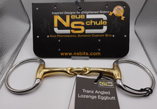 Neue Schule Tranz Angled Lozenge SALOX Eggbutt Snaffle Bit 5 1/4" - 16mm - A 