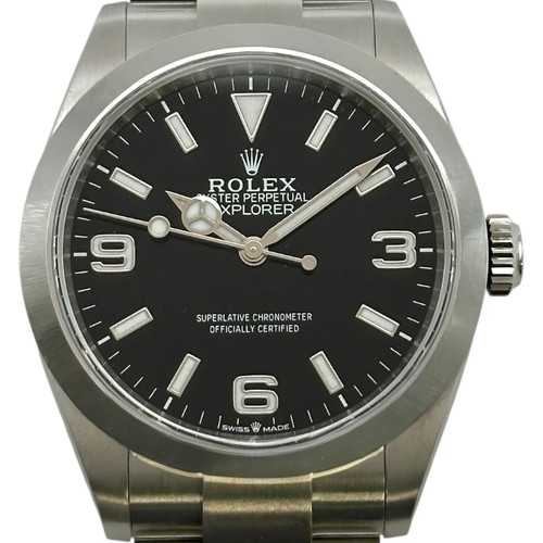 ROLEX 40 224270 40mm Stainless Steel Black Watch OKW1007