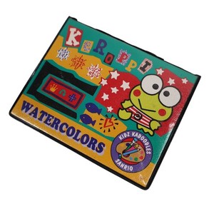 Vintage 1996 Sanrio Kerokero Keroppi Character Water Color Set
