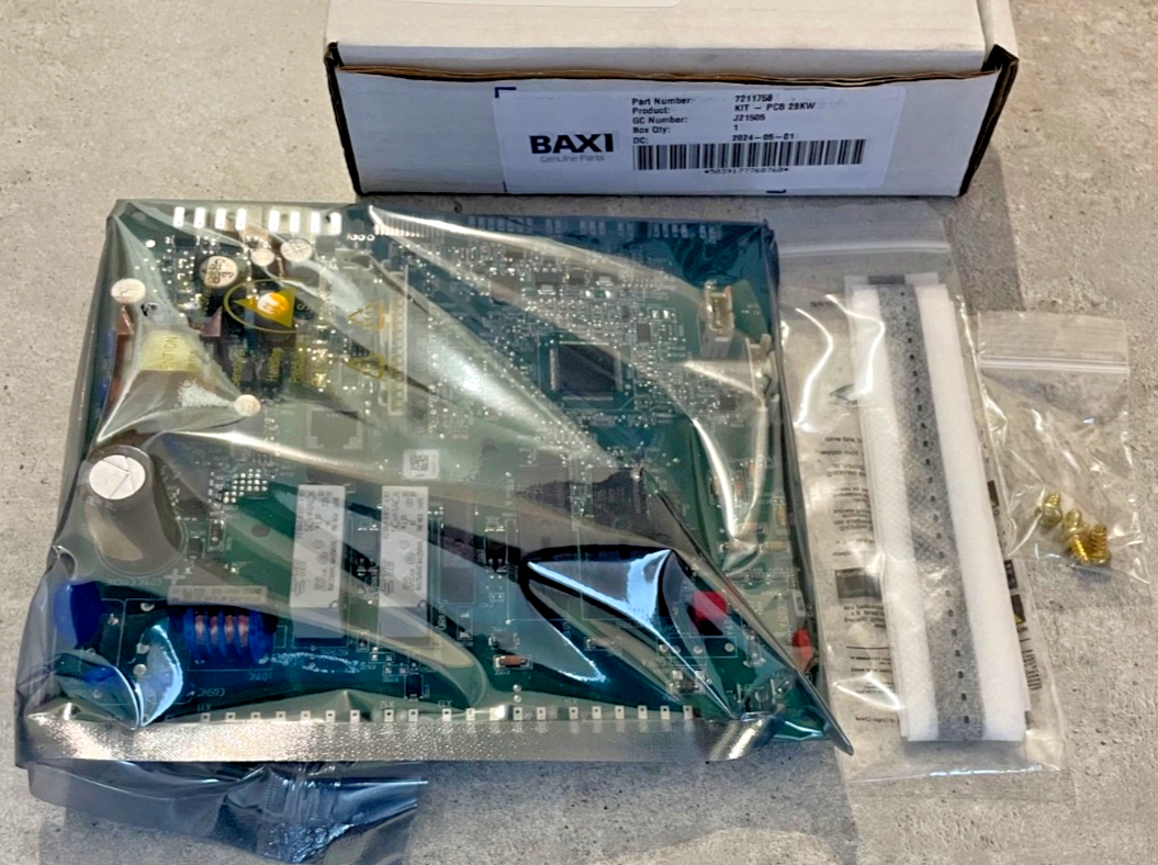 Baxi EcoBlue Advance Combi 28 Printed Circuit Board PCB Kit 7211758 New Genuine