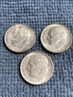 Lot Of 3 Quality Roosevelt Dimes 1946-P, 1960-P (2)