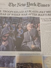 The New York Times Newspaper March 2nd 2026 Complete Print Paper Unread