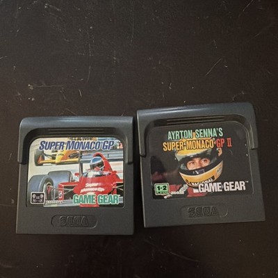 Super Monaco GP & Ayrton Senna's Super Monaco GP II SEGA Game Gear Lot Of 2