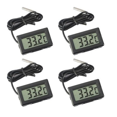 ARCELI Digital LCD Thermometer Temperaturüberwachung mit externer Sonde für K