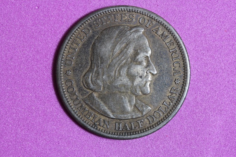 ESTATE FIND 1893 - Columbian Exposition Chicago Colombian Half Dollar #K60342