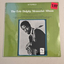 Sealed!! Eric Dolphy "Memorial Album" Jazz Vinyl LP EXODUS EXS 6005