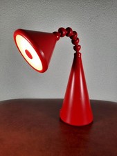 Retro IKEA Fryebo Table Desk Bedside Lamp Red