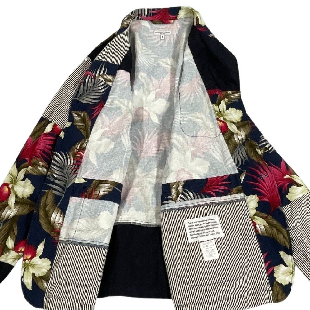 Engineered Garments Patchwork Botanical Stripe Ja… - image 14
