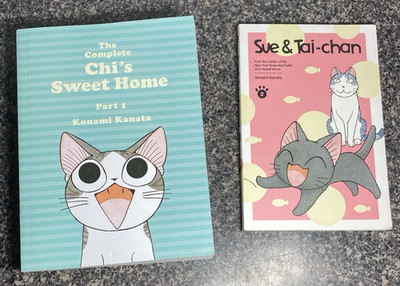 2 Konami Kanata books The Complete Chi's Sweet Home & Sue & Tai-chan
