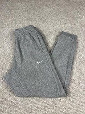 Nike Sweatpants Mens Small Gray Fleece Joggers Elastic Waist Pockets Athletic