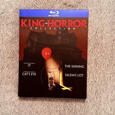 King of Horror Collection (Blu-ray, 4 Disc Set, 2018) 4 Stephen King Films!