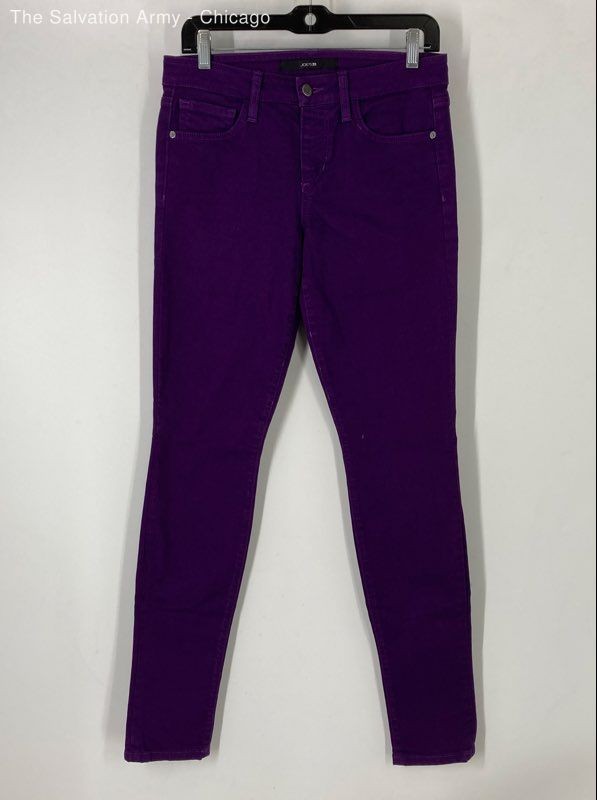 Joe's Womens Purple Cotton Blend Visionaire Fit Denim Skinny Jeans Size 28