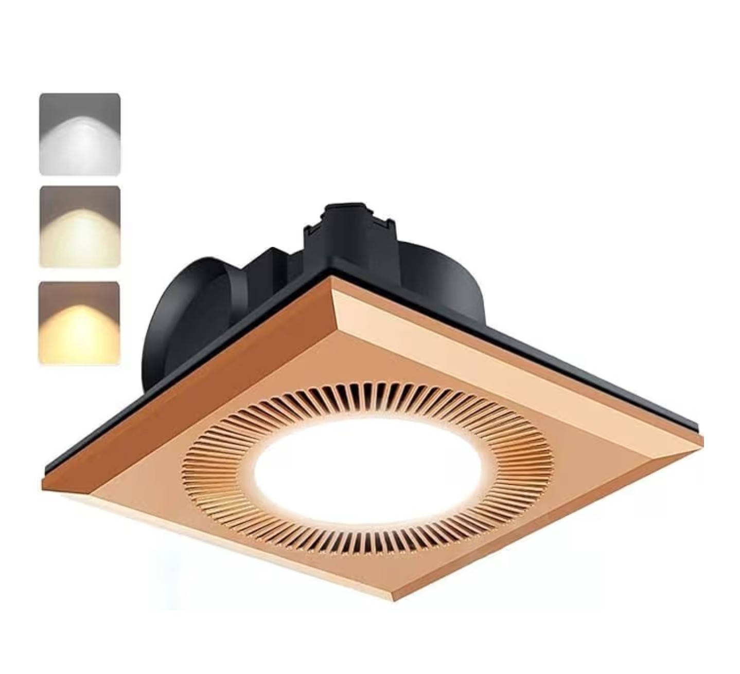 Bathroom Exhaust Fan with LED Light Vent Fan for Ceiling,Ventilation Fan Ligh...