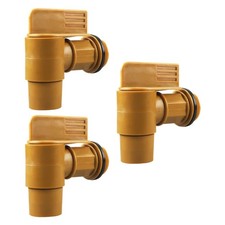 3Pcs Drum Tap Polyethylene Drum Faucet Plastic Spigot 2" Barrel Faucet