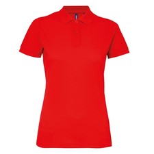 Image of Asquith & Fox Women’s polycotton blend polo - Classic fit, 2-button placket