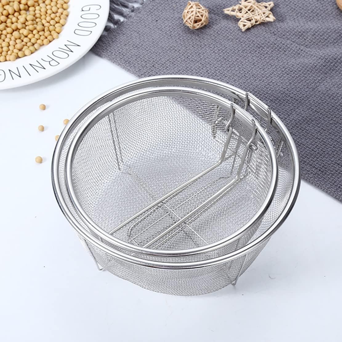 Deep Fried Sign Stainless Steel Deep Fry Basket with Detachable Handle for Frying ...