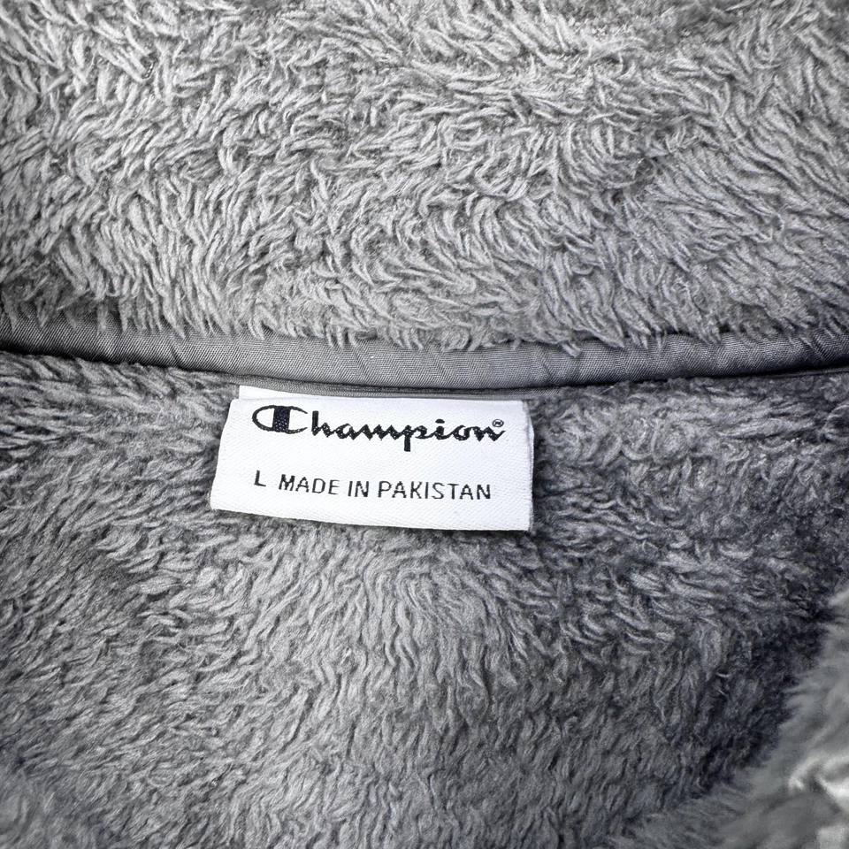 Indy Fuel Jacket Womens Large Gray Hockey Fleece Full Zip Embroidered Logo ECHL - Image 4 of 4