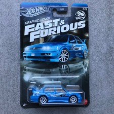 Hot Wheels Volkswagen Jetta MK3 Fast & Furious Silver Series 1:64 3/5 Blau OVP