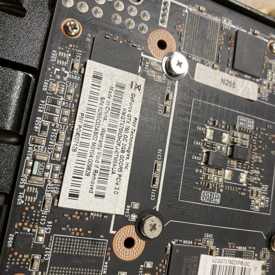 Graphics Card Lot GPU Lot Broken Untested PNY Asus Radeon Evga Geforce GTX 770 - Image 2 of 4