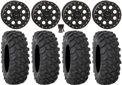 System 3 SB-7 15'' Wheels Black (6+1) 30'' XTR370 Tires Polaris RZR