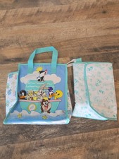 Looney Tunes BABY Diaper Bag Vintage Lovables Tweety Bugs Bunny 1997