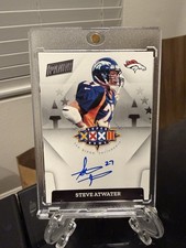 2022 Panini Score Super Bowl Signatures Steve Atwater Auto #SBXXXII-SA Broncos