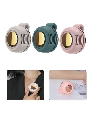 Portable Silent Mini Bladeless Fan Clip On Small Adjustable 3-Speed